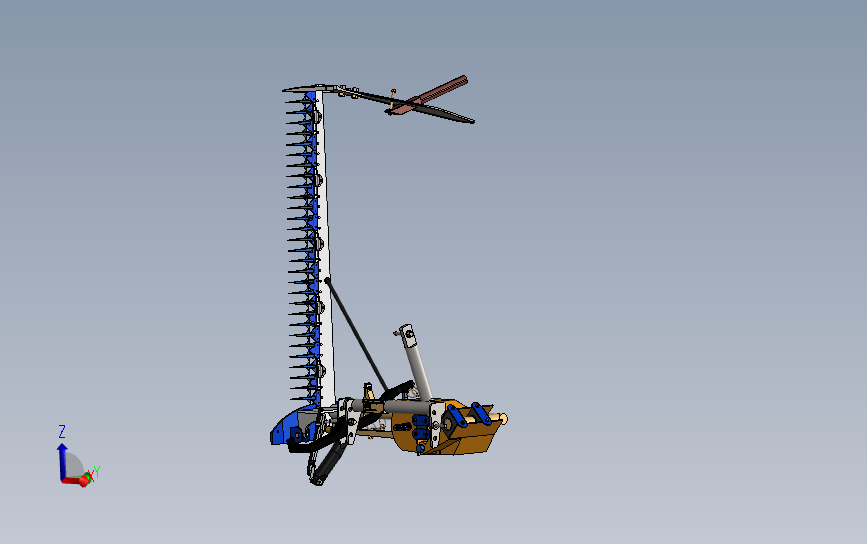 除草机 灌木修剪机 3D模型SolidWorks三维设计图
