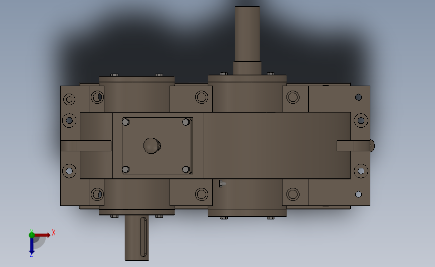 齿轮减速机 3D模型SolidWorks三维设计图