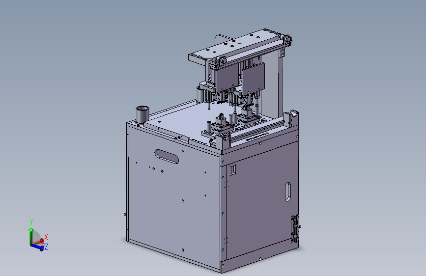 齿轮自动装配机3D模型SolidWorks三维设计图