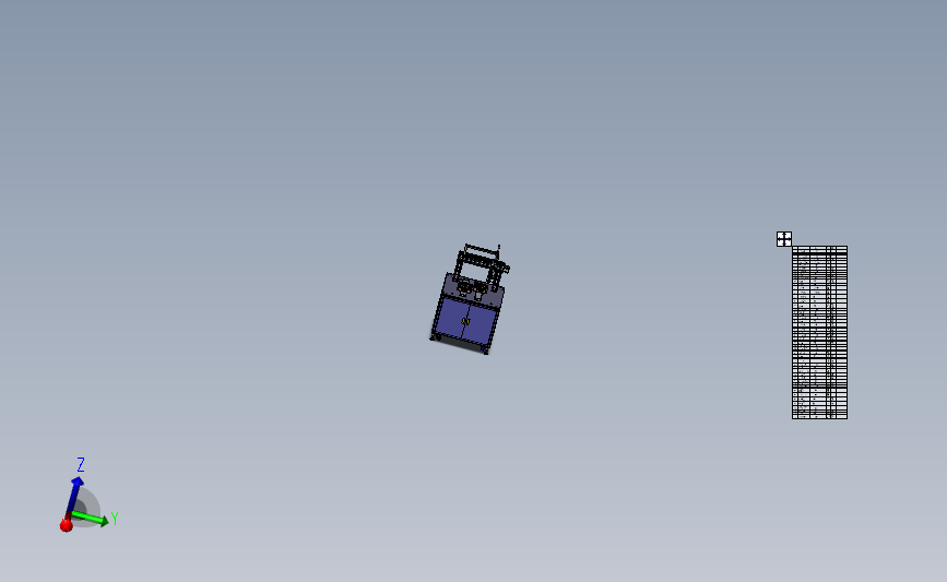 吹气式三轴螺丝机 3D模型SolidWorks三维设计图