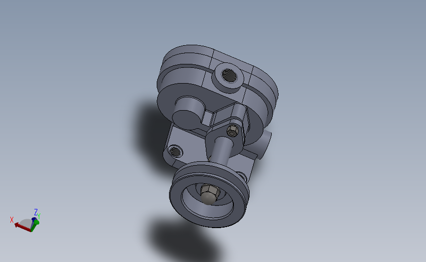 齿轮泵 3D模型SolidWorks三维设计图