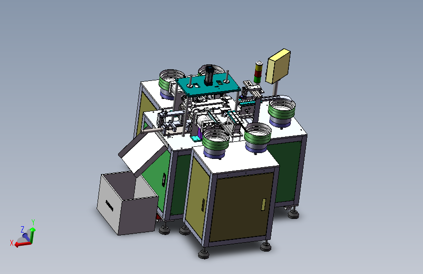 打印机轴承组装机（SW设计） 3D模型SolidWorks三维设计图
