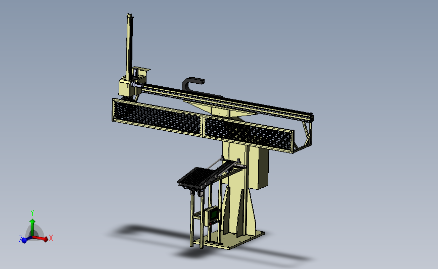 冲床机械手、非标机械设备产品图纸3D模型SolidWorks三维设计图