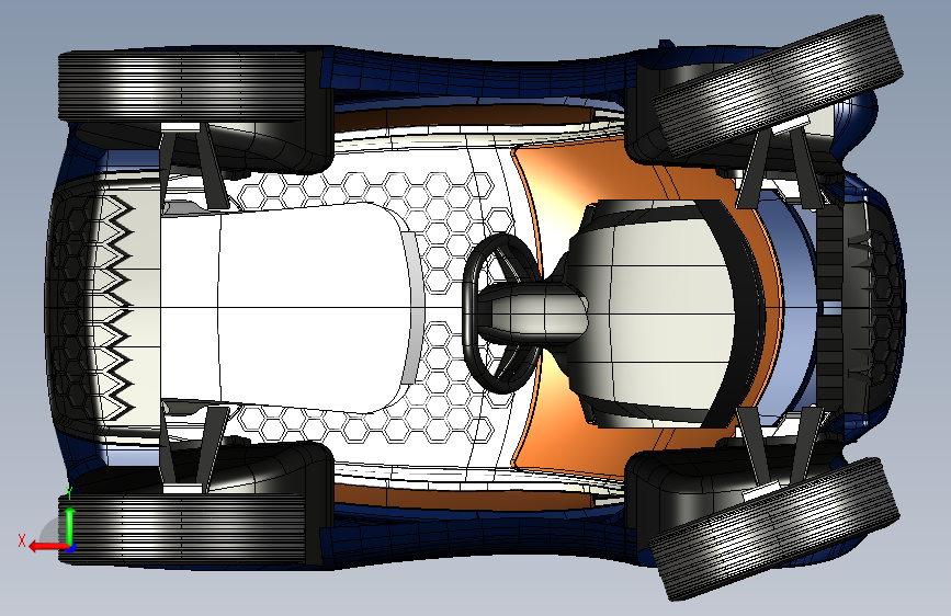 单人概念环保小汽车3D图纸(CRK CherAnCity) 3D模型SolidWorks三维设计图ProE设计