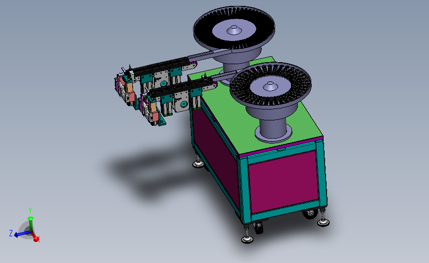 大量振动盘供料 直振送料 气缸分料等机构图纸模型大全 3D模型SolidWorks三维设计图
