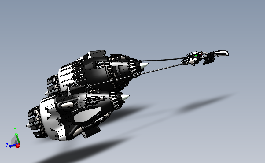 《星球大战:前传》虚幻4引擎赛车 3D模型SolidWorks三维设计图