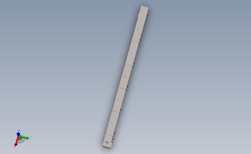 MS400 刮板式输送机 3D模型SolidWorks三维设计图
