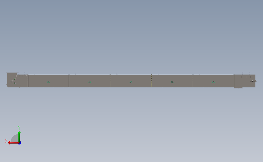 MS400 刮板式输送机 3D模型SolidWorks三维设计图