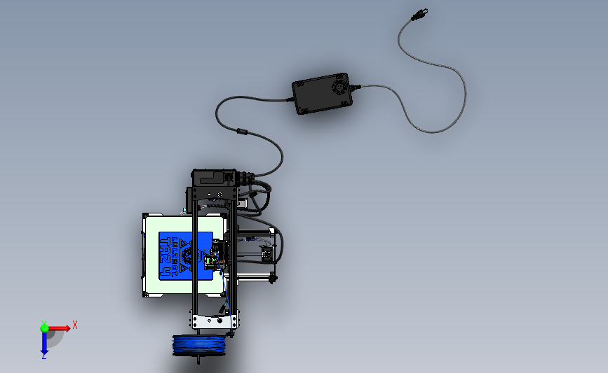 Lulzbot TAZ4 3D打印机 3D模型SolidWorks三维设计图
