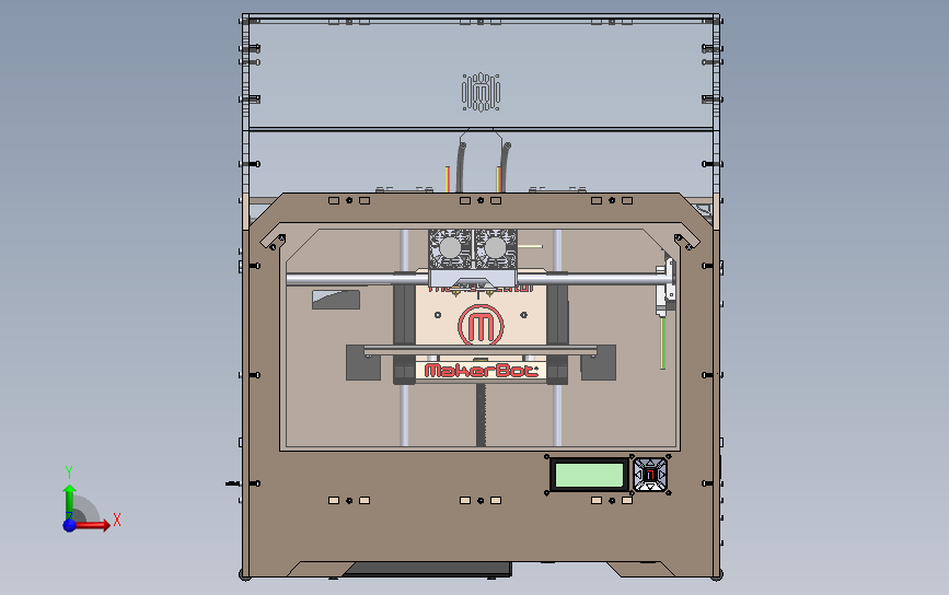 makerbot3D打印机详细设计图 3D模型SolidWorks三维设计图
