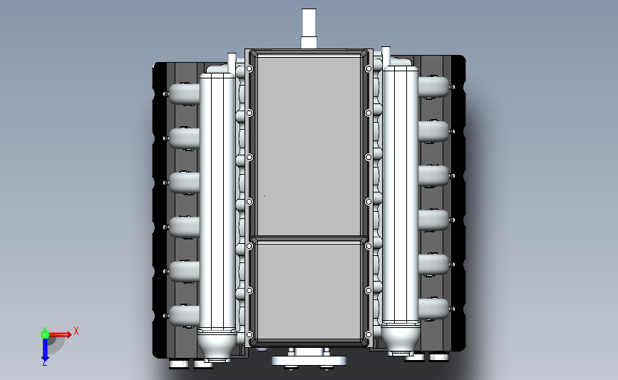 带增压器的V12发动机图纸 3D模型SolidWorks三维设计图