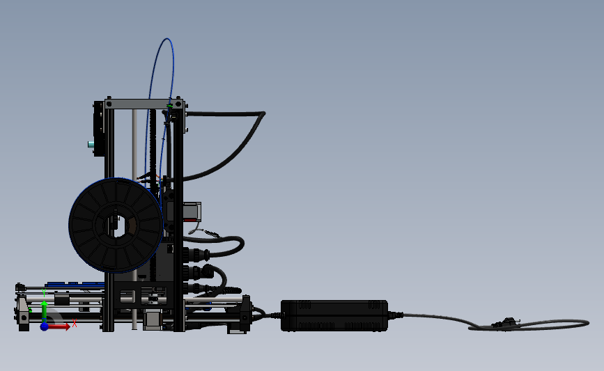 Lulzbot TAZ4 3D打印机 3D模型SolidWorks三维设计图