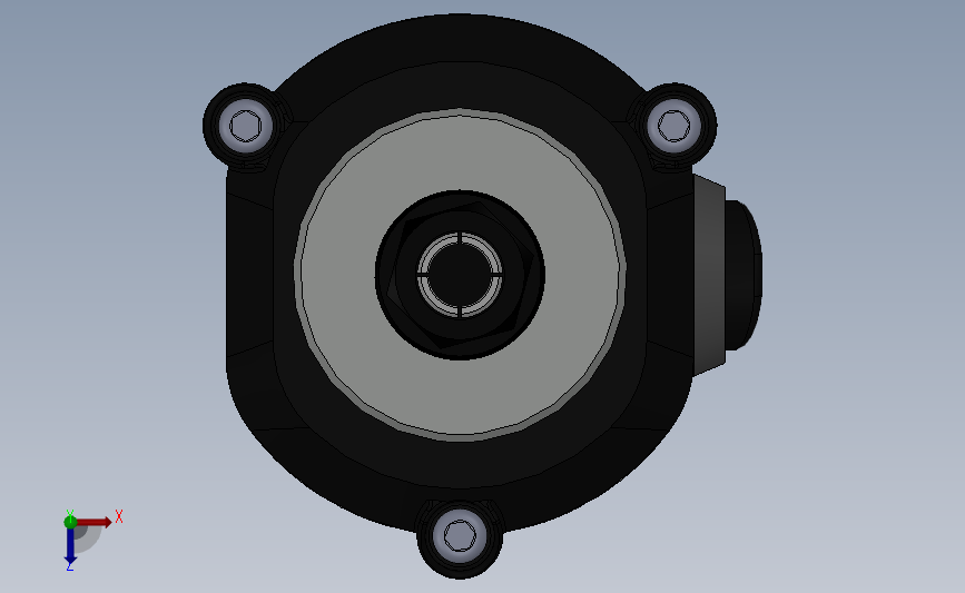 Kress-1050奇利刻模机铣削主轴 3D模型SolidWorks三维设计图