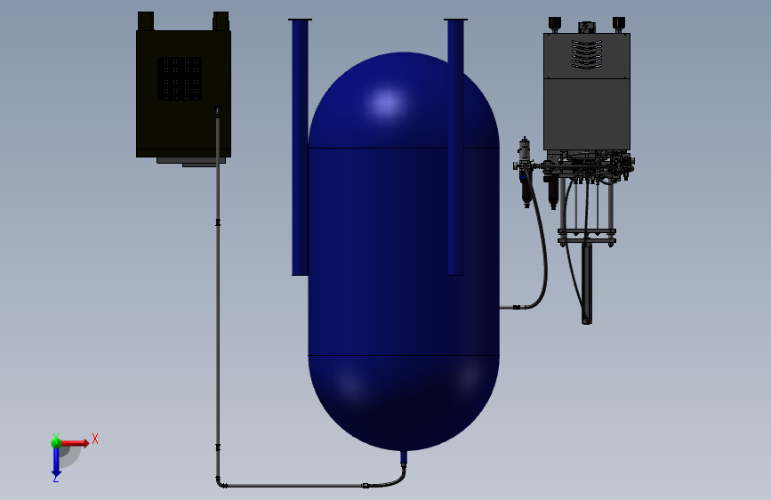 PET吹瓶机3D模型SolidWorks三维设计图