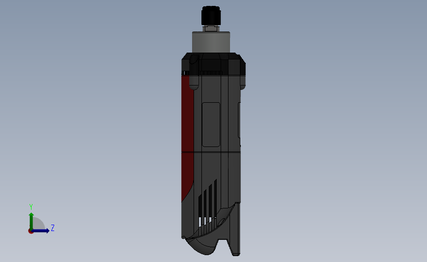 Kress-1050奇利刻模机铣削主轴 3D模型SolidWorks三维设计图