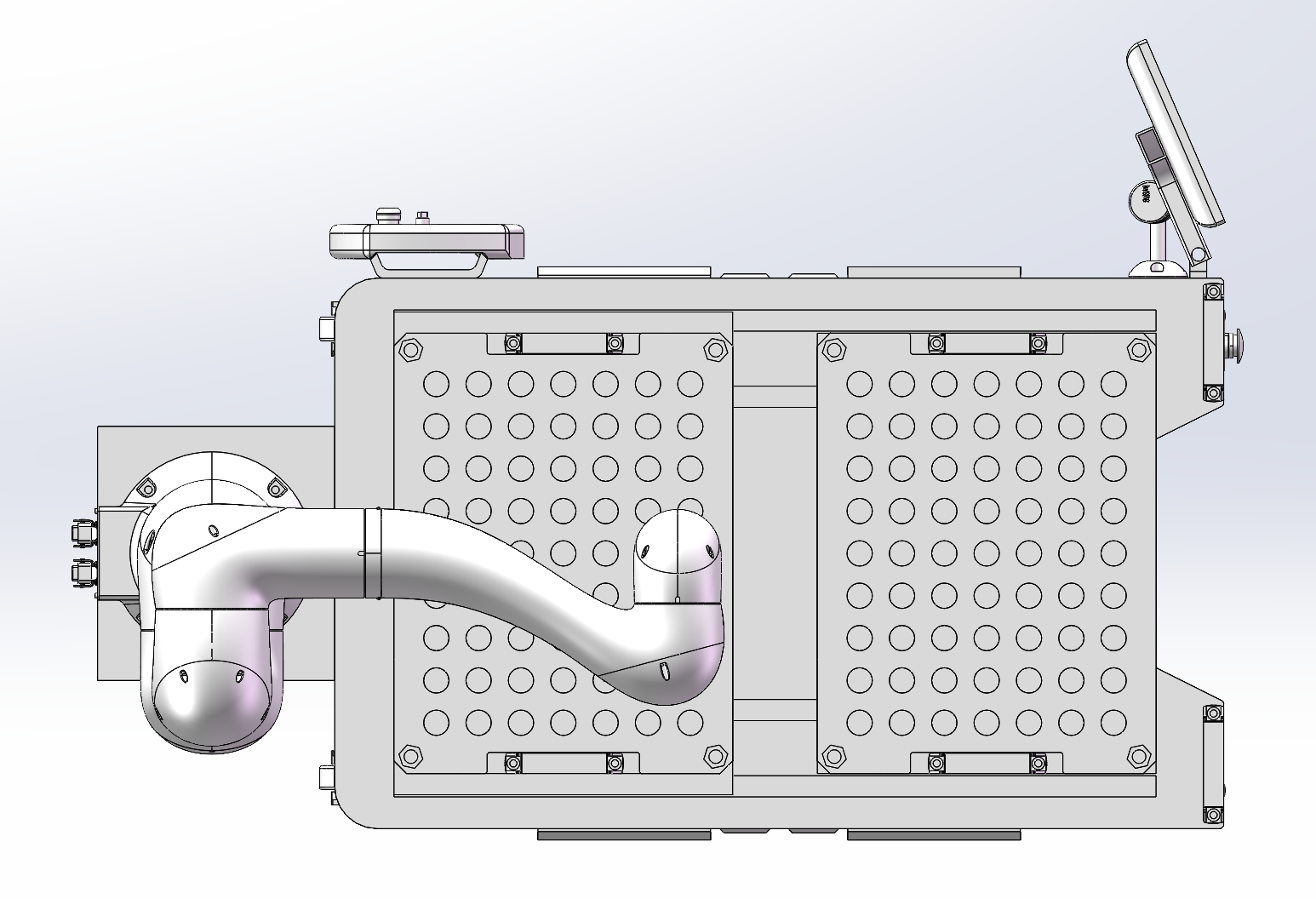协作机器人上下料布局图