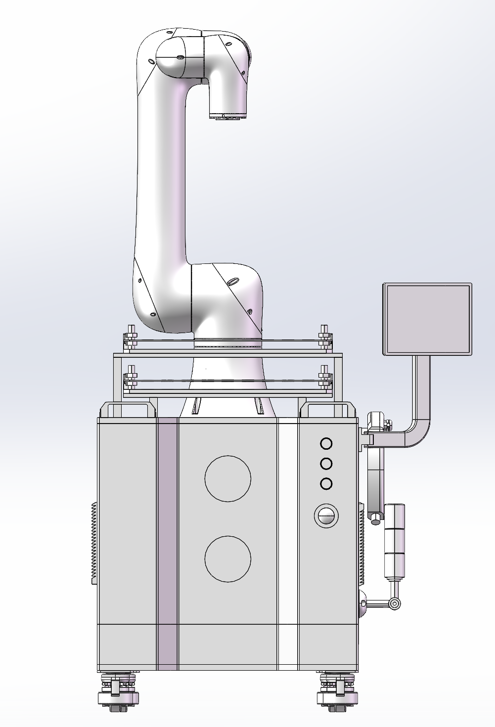 协作机器人上下料布局图