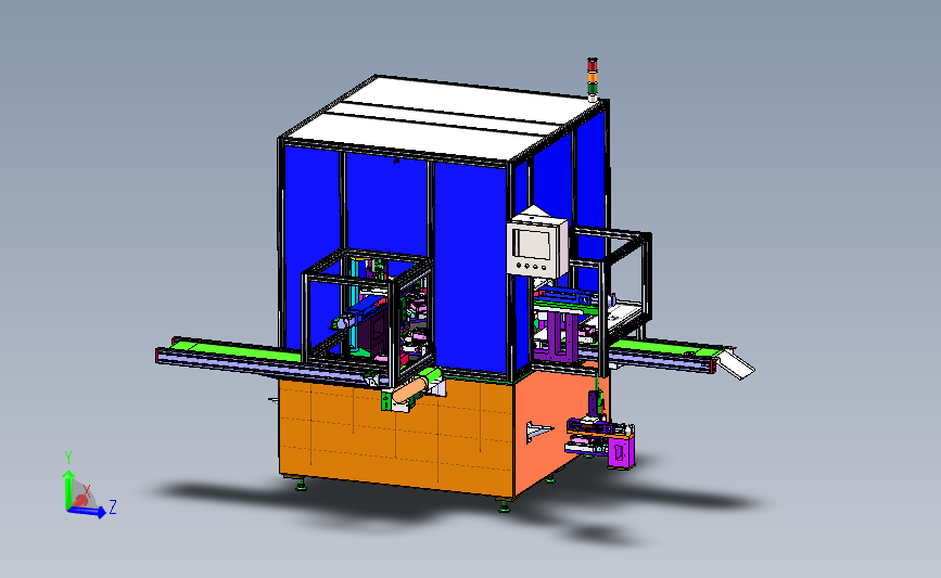 转盘式自动化锁螺丝机（自动上下料） 3D模型SolidWorks三维设计图