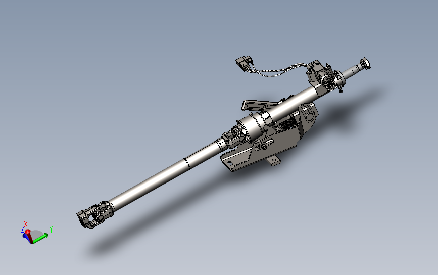 转向管柱调节机构耐久综合性能实验设备3D模型SolidWorks三维设计图