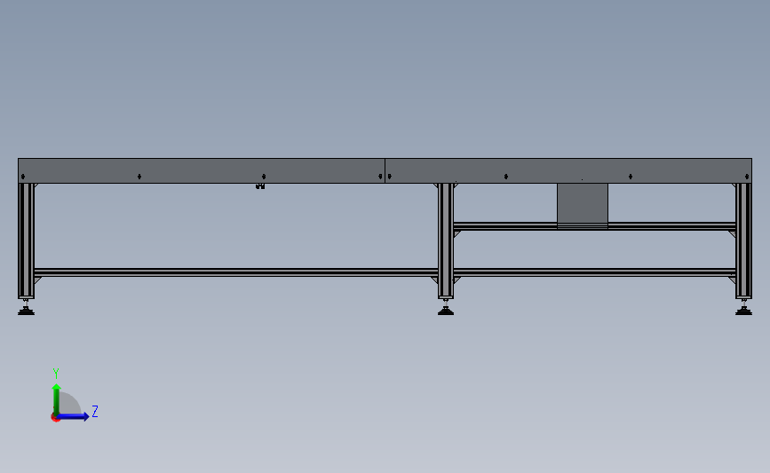 solidworks滚筒输送机3D模型SolidWorks三维设计图