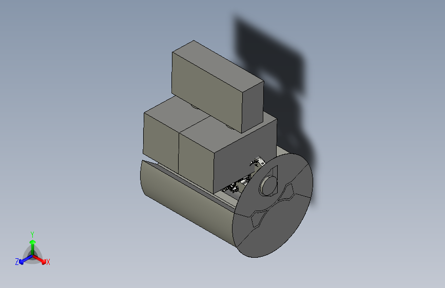 转向节四轴夹具 3D模型SolidWorks三维设计图