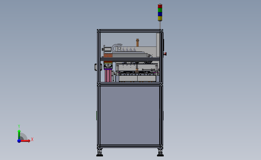 UV点胶固化机设备(显示屏自动点胶、UV固化流水线)3D模型SolidWorks三维设计图