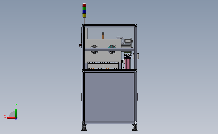 UV点胶固化机设备(显示屏自动点胶、UV固化流水线)3D模型SolidWorks三维设计图
