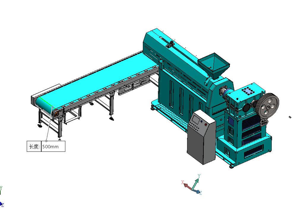 螺杆输送塑料颗粒成型设备-螺旋输送机-挤出机