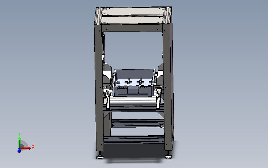 周转箱堆垛机 三维模型 3D模型SolidWorks三维设计图