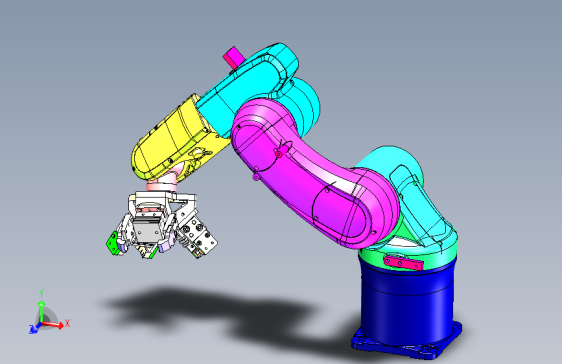 VS-G系列六轴机器人 3D模型SolidWorks三维设计图