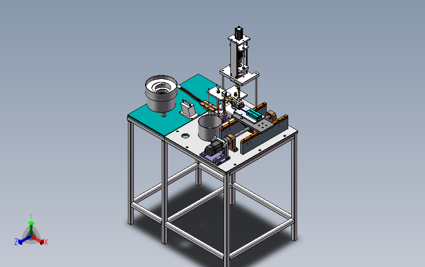 自动倒内角设备 3D模型SolidWorks三维设计图