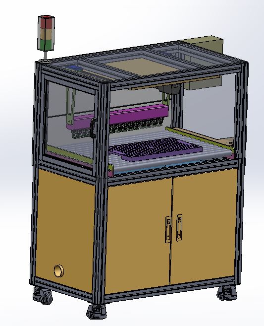 自动吹气工作台3D模型