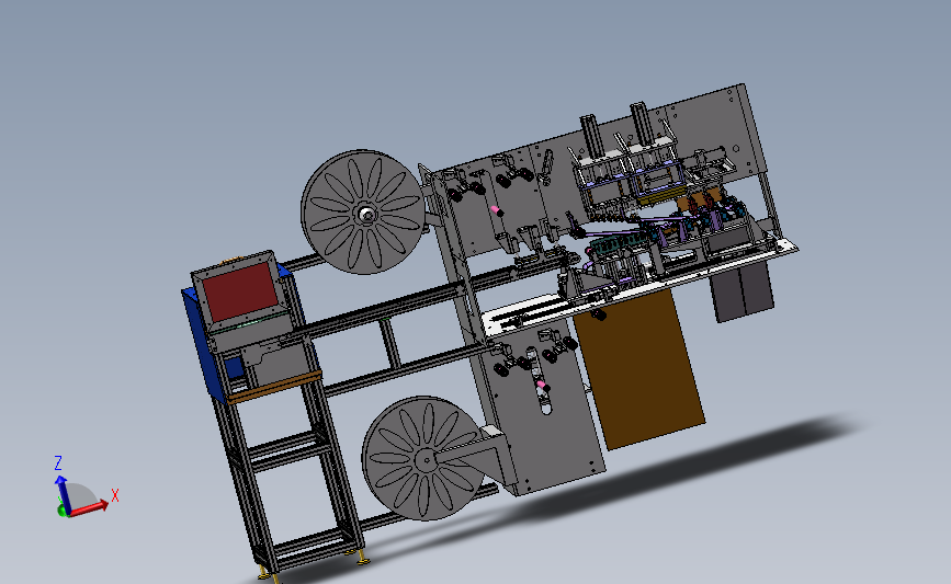 自动化电池包装机 3D模型SolidWorks三维设计图
