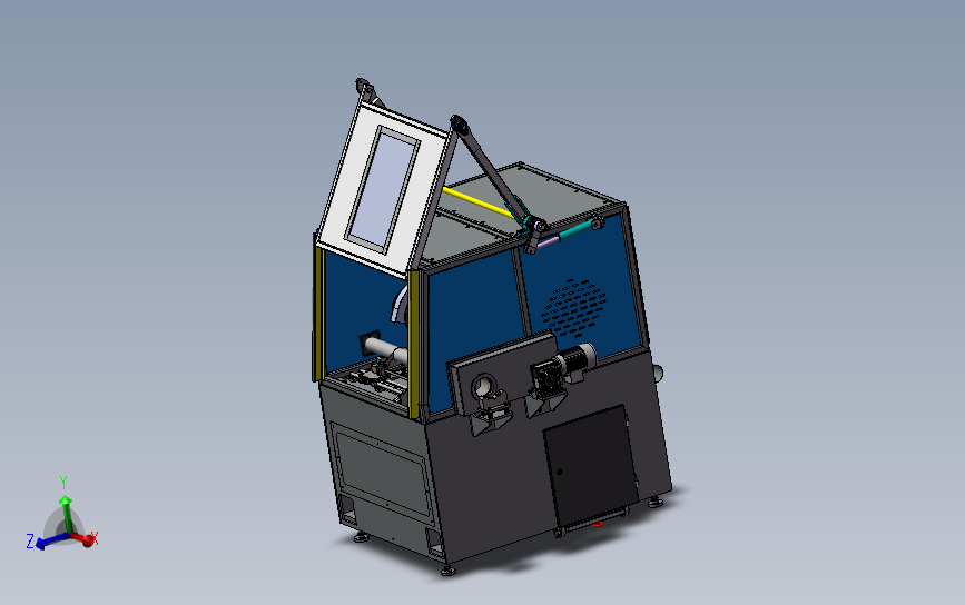 自动化特殊切断机（SW模型） 3D模型SolidWorks三维设计图