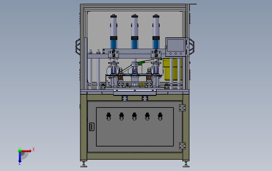 自动螺母铆接机(SW设计)3D模型SolidWorks三维设计图