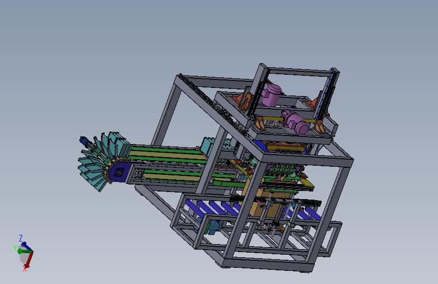 自动装箱机[已批产] 3D模型SolidWorks三维设计图