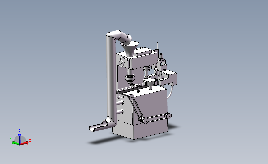 自动旋盖机 3D模型SolidWorks三维设计图