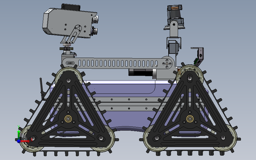 自动营救机器人 3D模型SolidWorks三维设计图