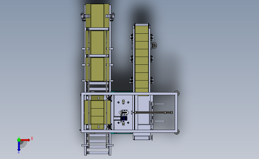 自动装箱封箱包装机装箱机3D模型SolidWorks三维设计图