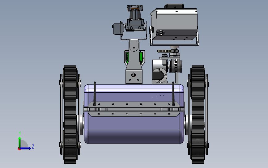 自动营救机器人 3D模型SolidWorks三维设计图