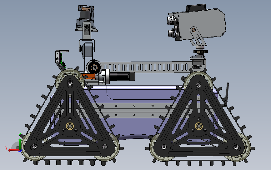 自动营救机器人 3D模型SolidWorks三维设计图