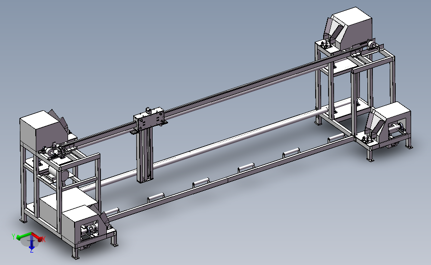 自动化清洗机、洗布机 3D模型SolidWorks三维设计图