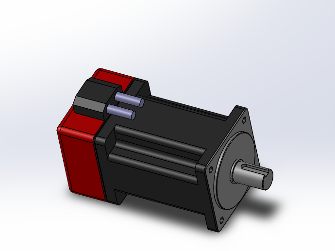 80系列华大伺服电机，solidworks2010