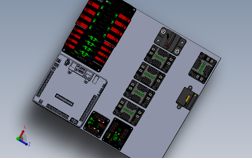 小型叉车 3D模型SolidWorks三维设计图