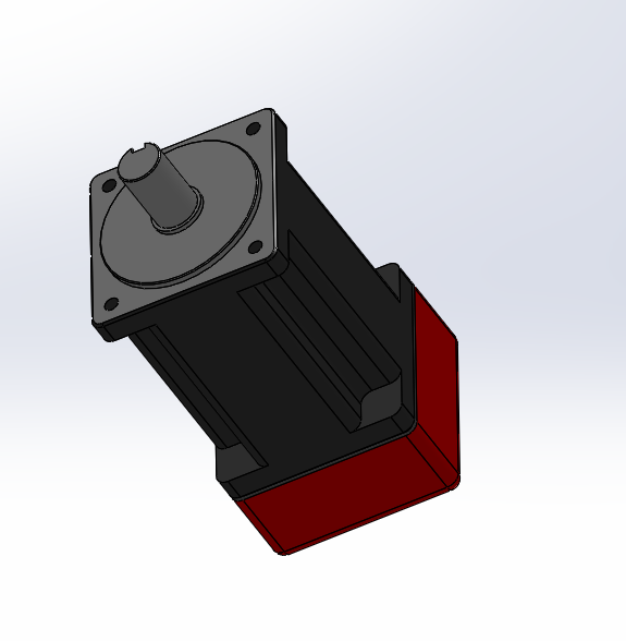 80系列华大伺服电机,solidworks2010
