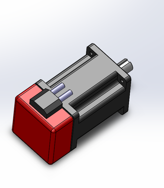80系列华大伺服电机,solidworks2010