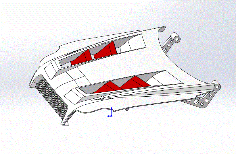 一款solidworks版本Nissan炫酷跑车3D模型SolidWorks三维设计图