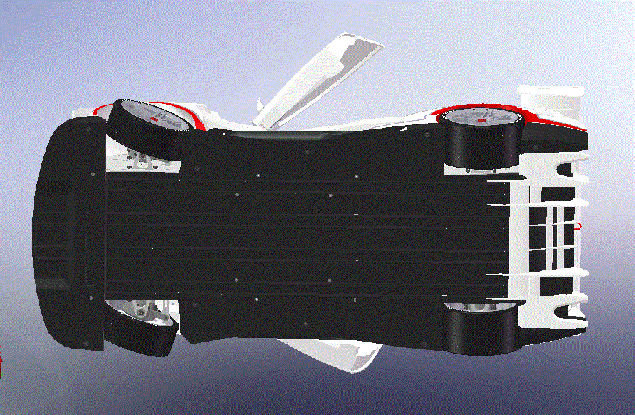 一款solidworks版本Nissan炫酷跑车3D模型SolidWorks三维设计图