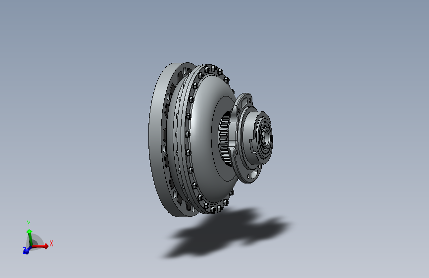 液力变矩器 3D模型SolidWorks三维设计图