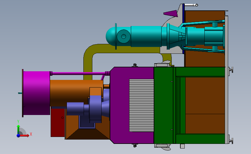 压铸件清洗机3D模型SolidWorks三维设计图